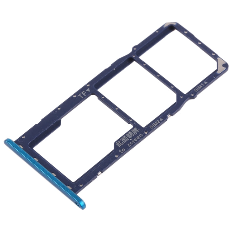 2 x SIM Card Tray / Micro SD Card Tray for Huawei Enjoy 9 (Blue) by buy2fix