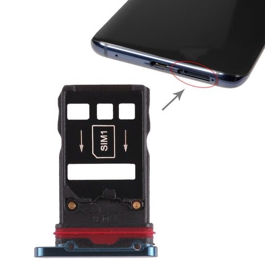 2 x Tiroir Carte SIM pour Huawei Mate 20 Pro (Vert)