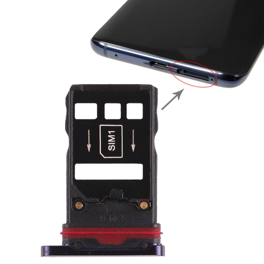 2 x Plateau pour carte SIM pour Huawei Mate 20 Pro (Violet)