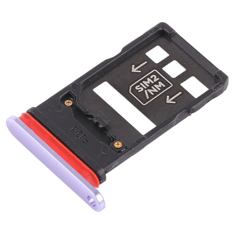 2 x SIM Card Tray for Huawei Mate 20 X (Silver) by buy2fix