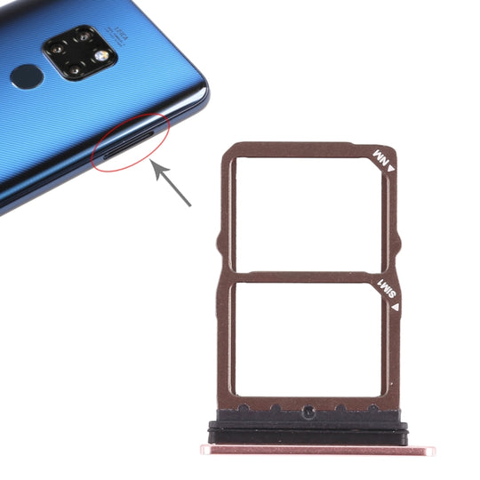 2 x Plateau pour carte SIM pour Huawei Mate 20 (Or rose)