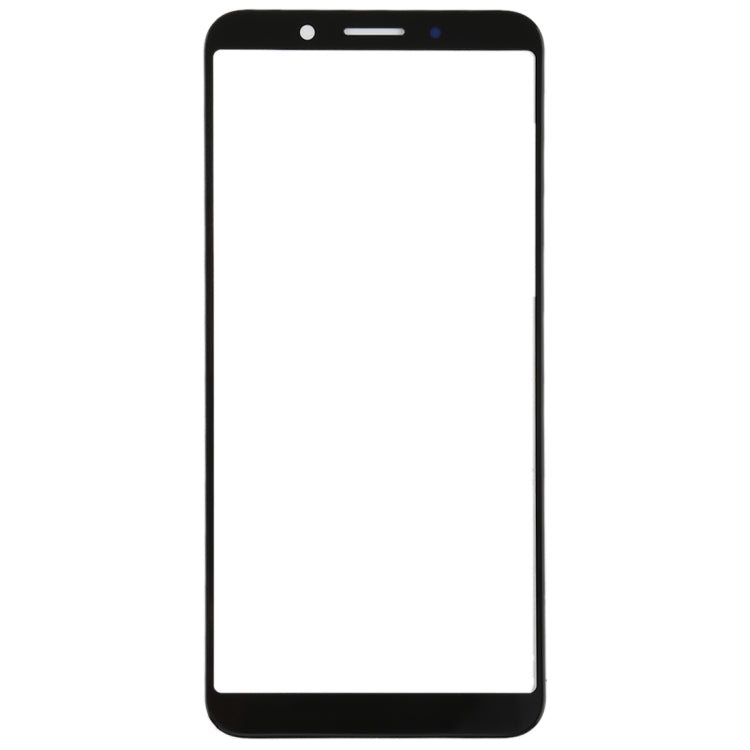 For OPPO A1 Front Screen Outer Glass Lens (Black) - Outer Glass Lens by buy2fix | Online Shopping UK | buy2fix