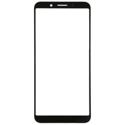 For OPPO A1 Front Screen Outer Glass Lens (Black) - Outer Glass Lens by buy2fix | Online Shopping UK | buy2fix