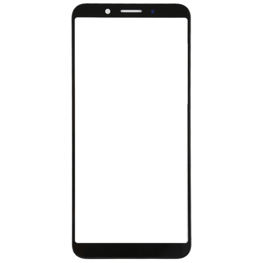 For OPPO A1 Front Screen Outer Glass Lens (Black) - Outer Glass Lens by buy2fix | Online Shopping UK | buy2fix