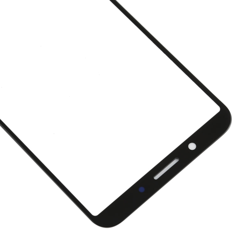 For OPPO A1 Front Screen Outer Glass Lens (Black) - Outer Glass Lens by buy2fix | Online Shopping UK | buy2fix