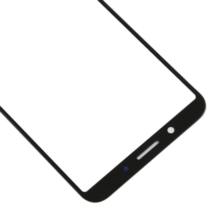 For OPPO A1 Front Screen Outer Glass Lens (Black) - Outer Glass Lens by buy2fix | Online Shopping UK | buy2fix