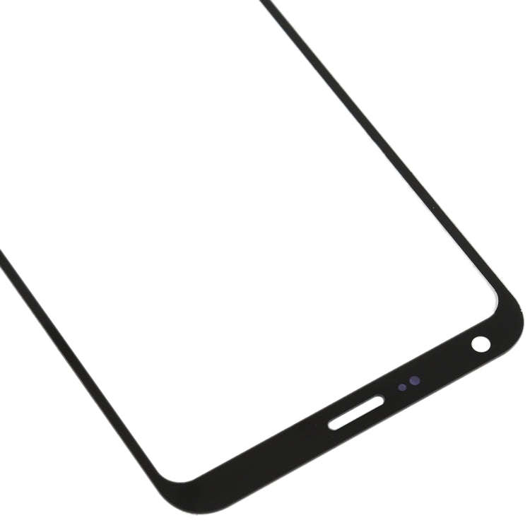 Front Screen Outer Glass Lens for LG Q6 / Q6+ LG-M700 M700 M700A US700 M700H M703 M700Y(Black) - For LG by buy2fix | Online Shopping UK | buy2fix