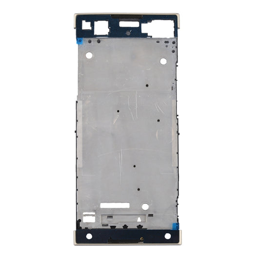 for Sony Xperia XA1 Front Housing LCD Frame Bezel Plate(Gold) - Frame Bezel Plate by buy2fix | Online Shopping UK | buy2fix