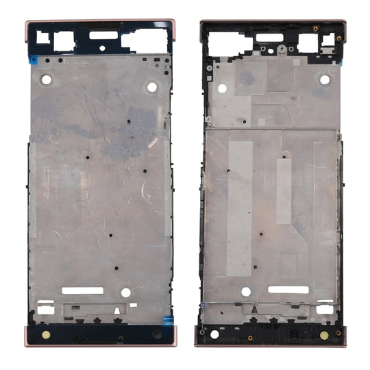 für Sony Xperia XA1 Frontgehäuse LCD-Rahmen Blende (Rose Gold)