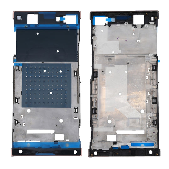 Vorderes Gehäuse LCD-Rahmenblende für Sony Xperia XA1 Ultra (Roségold)