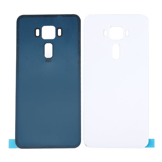 Glass Back Battery Cover for ASUS ZenFone 3 / ZE520KL 5.2 inch(White) - Back Cover by buy2fix | Online Shopping UK | buy2fix
