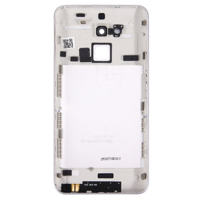 Aluminium Alloy Back Battery Cover for ASUS ZenFone 3 Max / ZC520TL(White) - Back Cover by buy2fix | Online Shopping UK | buy2fix