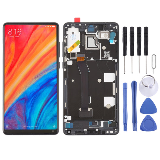 Écran LCD TFT pour ensemble complet de numériseur Xiaomi MI Mix 2S avec cadre (noir)