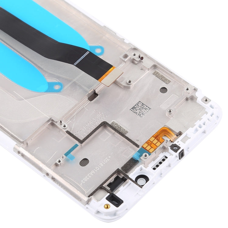 TFT LCD Screen for Xiaomi Redmi 6A / Redmi 6 Digitizer Full Assembly with Frame(White) - LCD Screen by buy2fix | Online Shopping UK | buy2fix