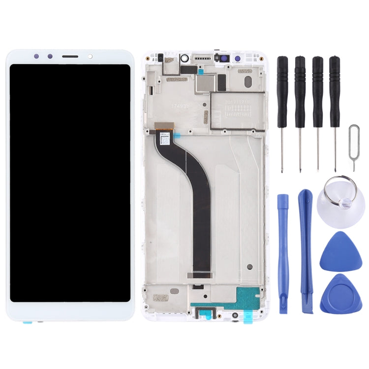 TFT LCD Screen for Xiaomi Redmi 5 Digitizer Full Assembly with Frame(White) - LCD Screen by buy2fix | Online Shopping UK | buy2fix