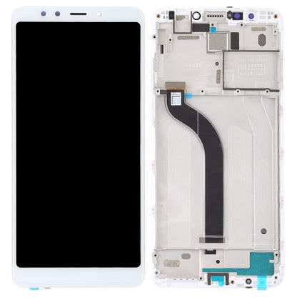 TFT LCD Screen for Xiaomi Redmi 5 Digitizer Full Assembly with Frame(White) - LCD Screen by buy2fix | Online Shopping UK | buy2fix
