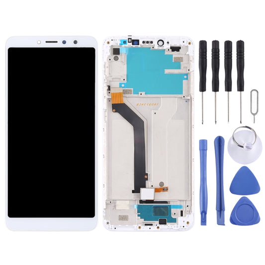TFT LCD Screen for Xiaomi Redmi S2 / Y2 Digitizer Full Assembly with Frame(White) - LCD Screen by buy2fix | Online Shopping UK | buy2fix