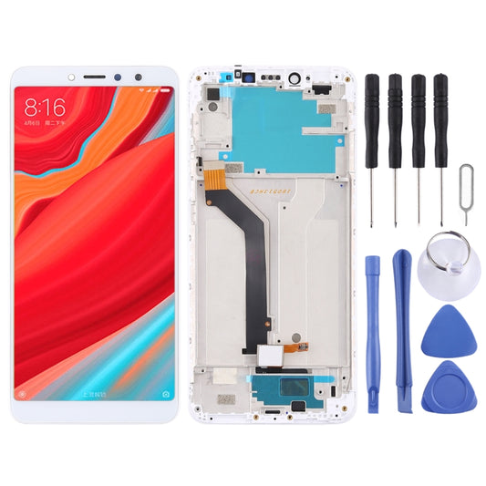 TFT LCD Screen for Xiaomi Redmi S2 / Y2 Digitizer Full Assembly with Frame(White) - LCD Screen by buy2fix | Online Shopping UK | buy2fix