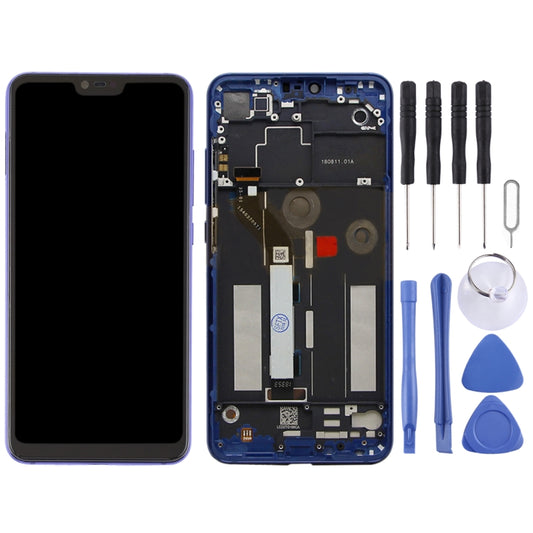 TFT LCD Screen for Xiaomi Mi 8 Lite Digitizer Full Assembly with Frame(Blue) - LCD Screen by buy2fix | Online Shopping UK | buy2fix