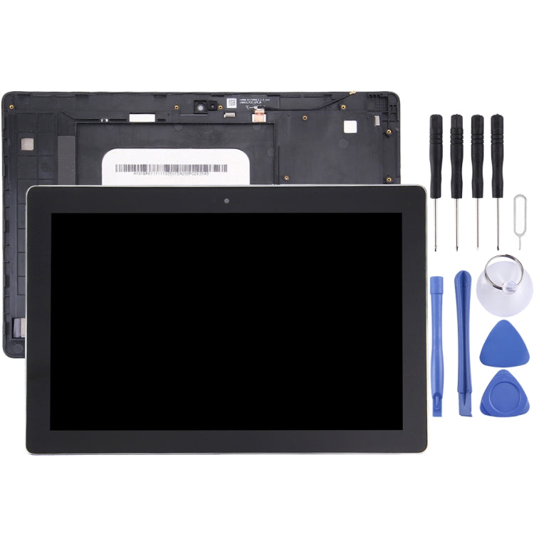 OEM LCD Screen for Asus ZenPad 10 Z300C / Z300CG P023, Green Flex Cable Version Digitizer Full Assembly with Frame（Black) - LCD Screen by buy2fix | Online Shopping UK | buy2fix