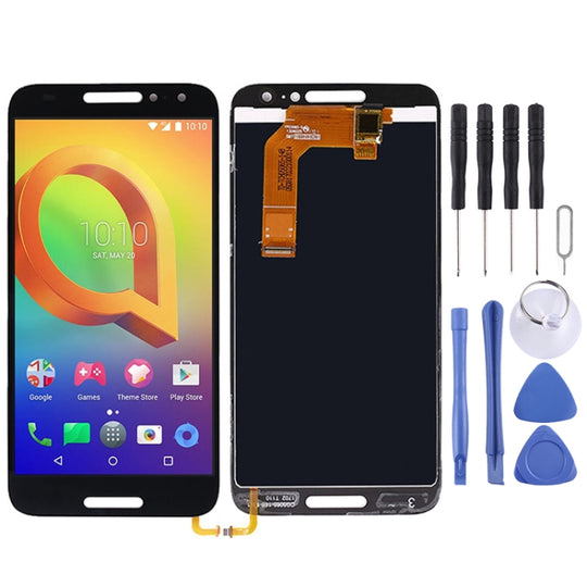 LCD-Bildschirm und Digitizer-Vollmontage für Alcatel A3 OT5046 5046D 5046X 5046Y (Schwarz)
