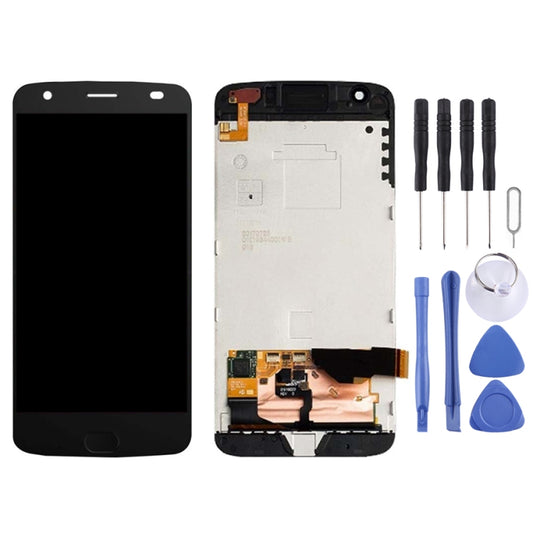 Original LCD Screen for Motorola Moto Z2 Force XT1789 Digitizer Full Assembly with Frame (Black) - LCD Screen by buy2fix | Online Shopping UK | buy2fix