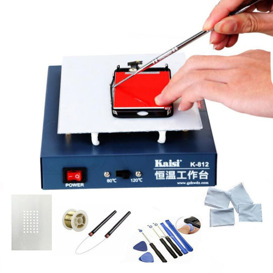 Kaisi K-812 Heizplatte mit konstanter Temperatur, LCD-Bildschirm, offene Separator-Entlötstation, US-Stecker