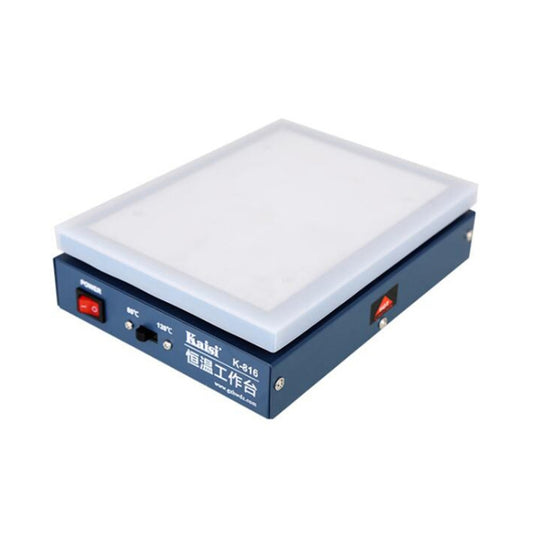 Kaisi K-816 Heizplatte mit konstanter Temperatur, LCD-Bildschirm, offene Separator-Entlötstation mit Silikonpad, US-Stecker