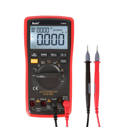 Kaisi K-9033 Digital Multimeter LCD Display Handheld Digital Multimeter for Mobile Phone Repair - Current & Voltage Tester by buy2fix | Online Shopping UK | buy2fix