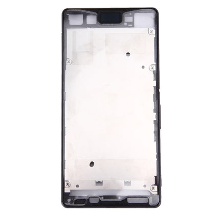 Front Housing LCD Frame Bezel for Sony Xperia Z3+ / Z4(Black) by buy2fix