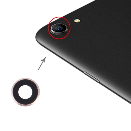 Couvercle d'objectif de caméra 10 PCS pour OPPO A83 / A1 (or)