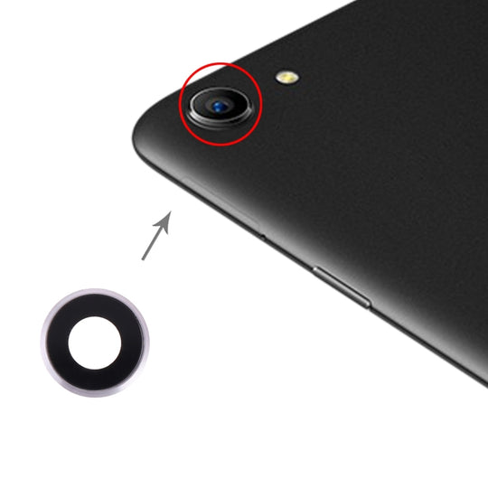 Couvercle d'objectif de caméra 10 PCS pour OPPO A83 / A1 (argent)