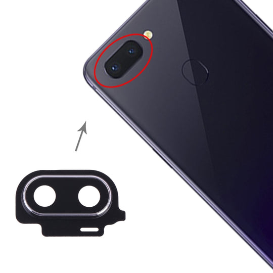 Cache d’objectif de caméra pour OPPO R15 (Argent)