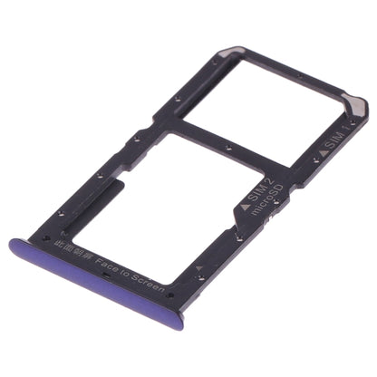 For OPPO A9 SIM Card Tray + SIM Card / Micro SD Card (Blue) - Card Tray by buy2fix | Online Shopping UK | buy2fix