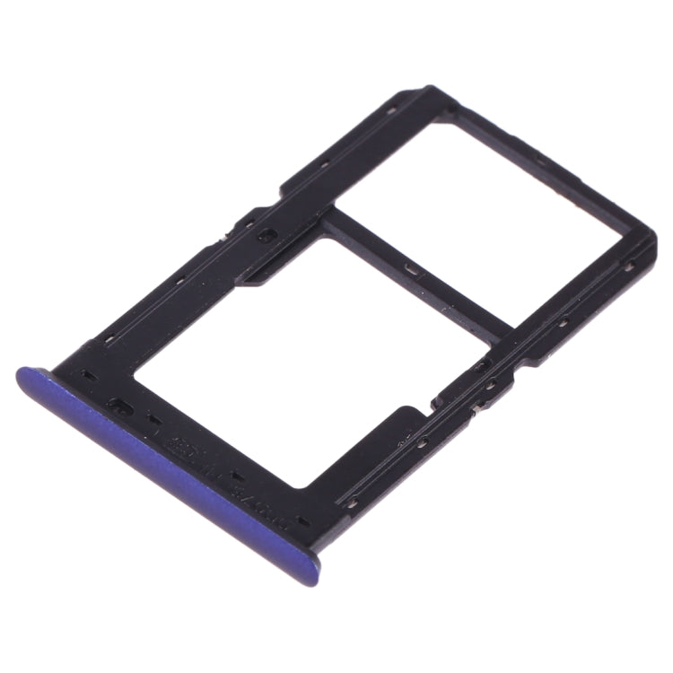 For OPPO A9 SIM Card Tray + SIM Card / Micro SD Card (Blue) - Card Tray by buy2fix | Online Shopping UK | buy2fix