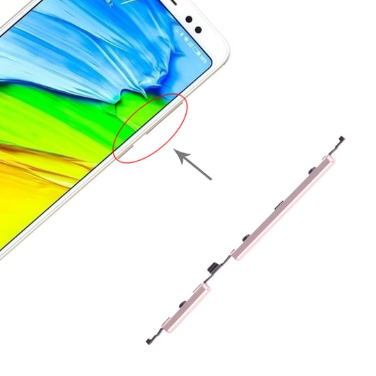 Power Button and Volume Control Button for Xiaomi Redmi Note 5 / Redmi Note 5 Pro(Gold)