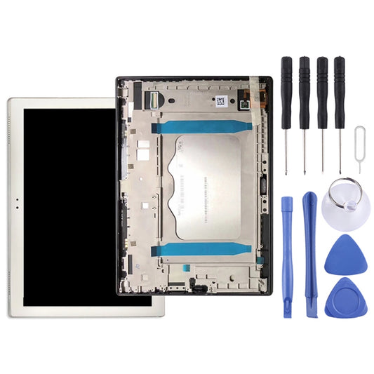 LCD Screen and Digitizer Full Assembly with Frame for Lenovo TAB4 Plus TB-X704 / TB-X704L(White) - LCD Screen by buy2fix | Online Shopping UK | buy2fix