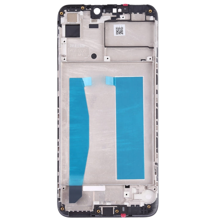 Middle Frame Bezel Plate for Asus Zenfone Max (M2) ZB633KL(Black) - Frame Bezel Plate by buy2fix | Online Shopping UK | buy2fix