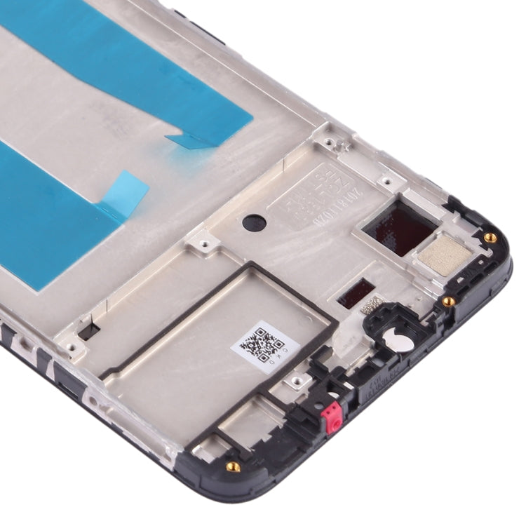 Middle Frame Bezel Plate for Asus Zenfone Max (M2) ZB633KL(Black) - Frame Bezel Plate by buy2fix | Online Shopping UK | buy2fix