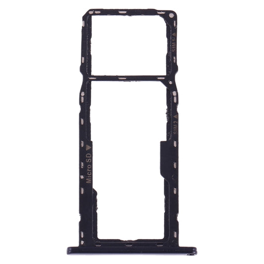 SIM Card Tray + SIM Card Tray + Micro SD Card Tray for Asus ZenFone MAX M1 ZB555KL(Black) - Card Tray by buy2fix | Online Shopping UK | buy2fix