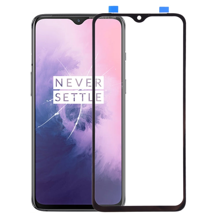 For OnePlus 7 Front Screen Outer Glass Lens (Black) - LCD Related Parts by buy2fix | Online Shopping UK | buy2fix