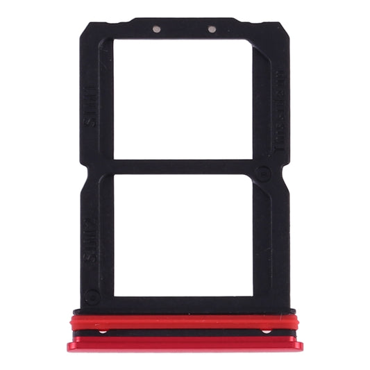 For OnePlus 7 SIM Card Tray + SIM Card Tray (Red) - Card Tray by buy2fix | Online Shopping UK | buy2fix