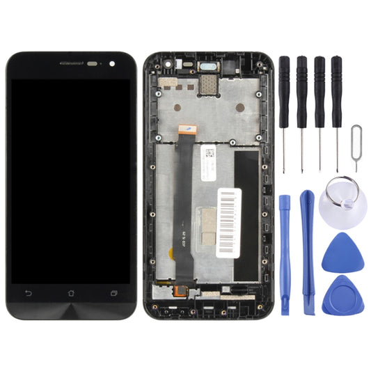 OEM LCD Screen for Asus Zenfone 2 ZE500CL Z00D Digitizer Full Assembly with Frame（Black) by buy2fix