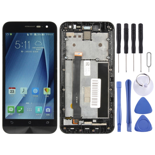 OEM LCD Screen for Asus Zenfone 2 ZE500CL Z00D Digitizer Full Assembly with Frame（Black) by buy2fix