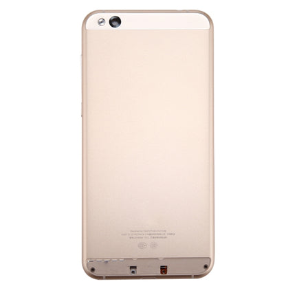For Xiaomi Mi 5c Battery Back Cover(Gold) - Back Cover by buy2fix | Online Shopping UK | buy2fix