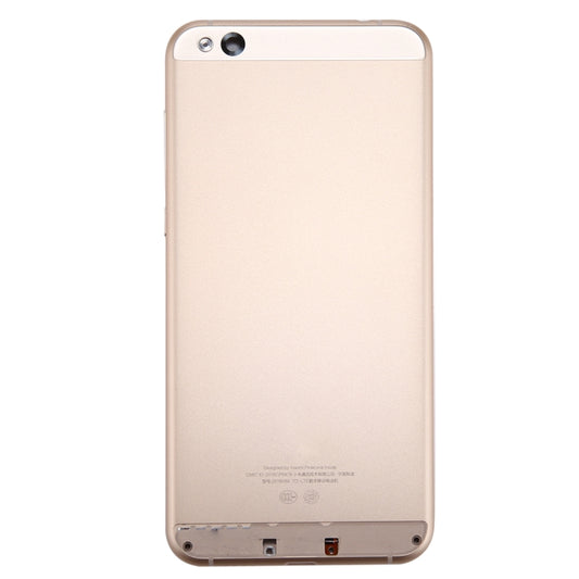For Xiaomi Mi 5c Battery Back Cover(Gold) - Back Cover by buy2fix | Online Shopping UK | buy2fix