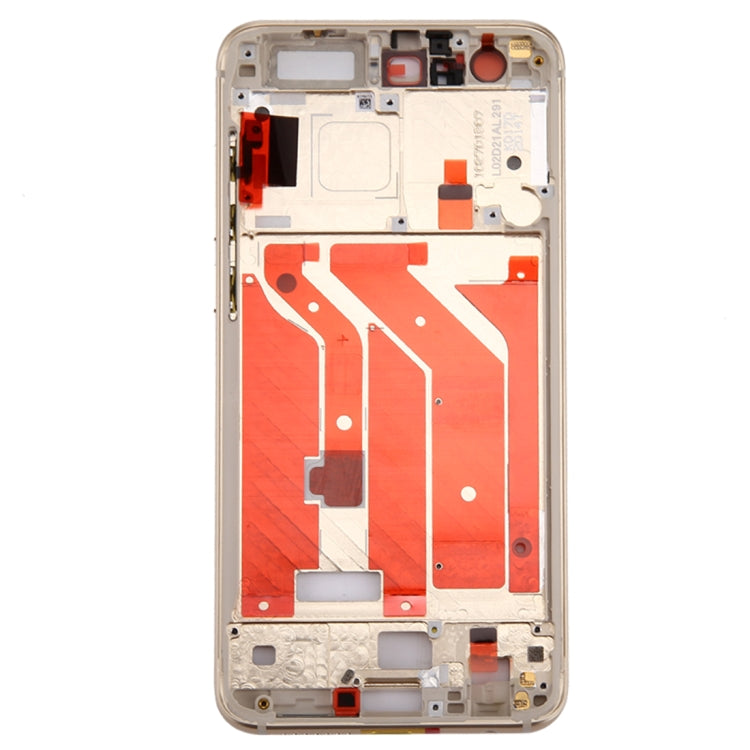 For Huawei Honor 9 Front Housing LCD Frame Bezel Plate(Gold) - Frame Bezel Plate by buy2fix | Online Shopping UK | buy2fix