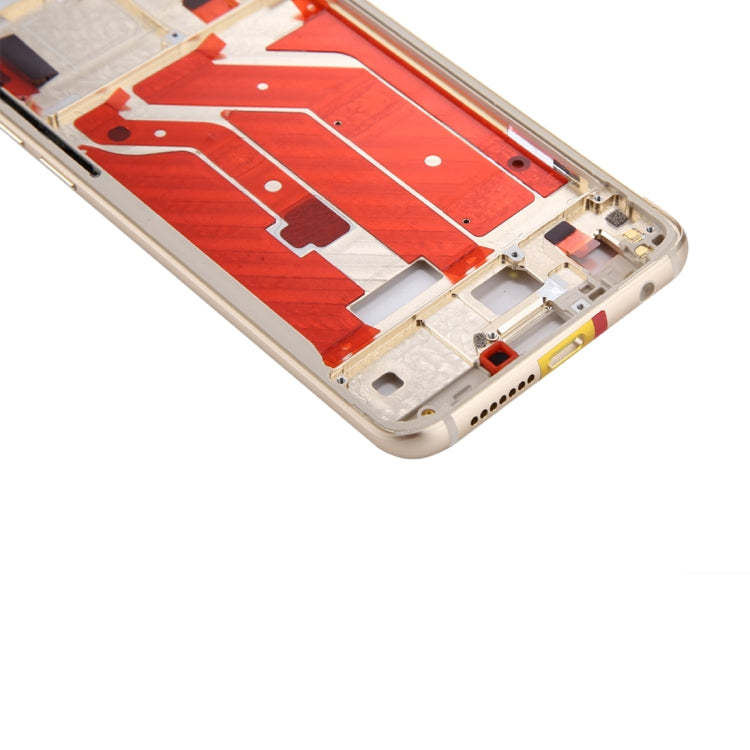 For Huawei Honor 9 Front Housing LCD Frame Bezel Plate(Gold) - Frame Bezel Plate by buy2fix | Online Shopping UK | buy2fix