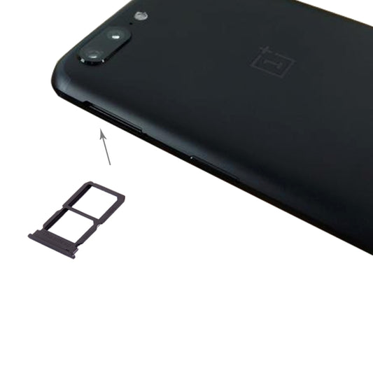 For OnePlus 5 SIM Card Tray (Slate Grey) - Card Tray by buy2fix | Online Shopping UK | buy2fix