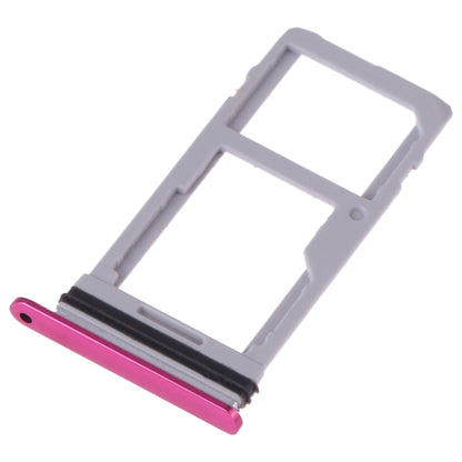 SIM Card Tray + SIM Card Tray / Micro SD Card Tray for LG G7 ThinQ G710 G710EM G710PM G710VMP G710ULM (Purplish Red) - For LG by buy2fix | Online Shopping UK | buy2fix
